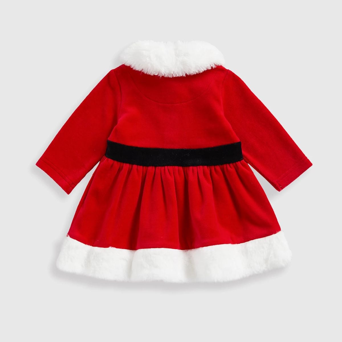 Mothercare Baby Girl Santa Dress And Tights Mothercare